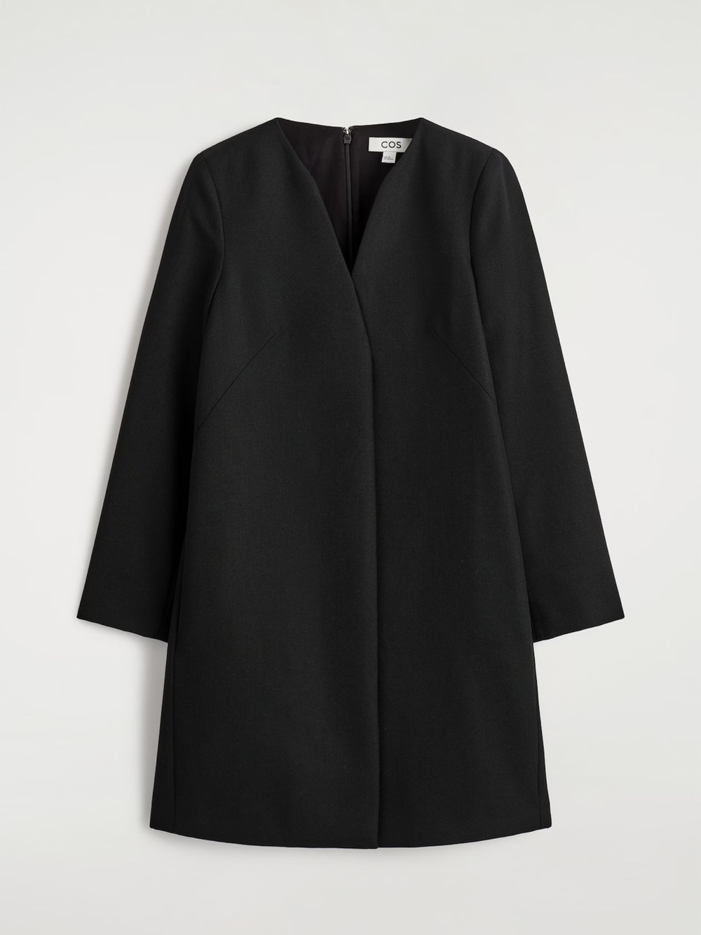 COS Tailored Wool-Blend Mini Dress